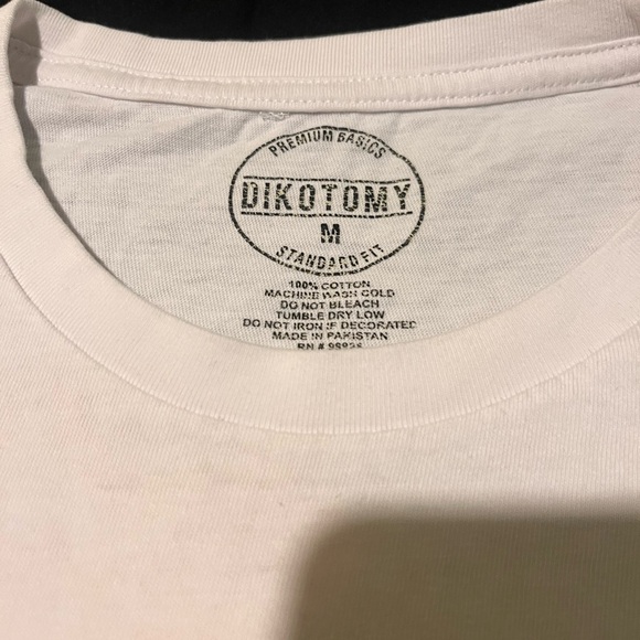 COPY - Dikotomy White Short Sleeve Tee with Graphic - Picture 3 of 3